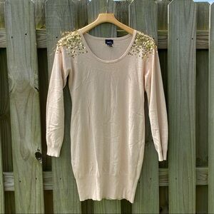 🌟Rue21 Gold Sequin Sweater Dress🌟